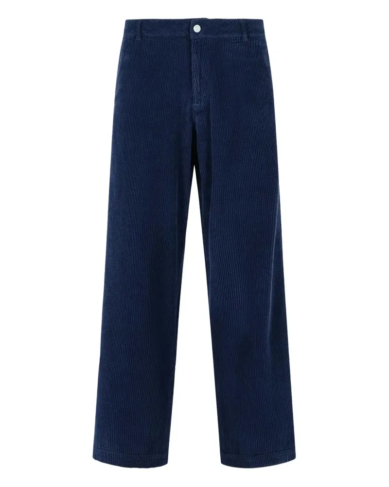 ERL Cordhose mit Knopfverschluss - Blau Blau