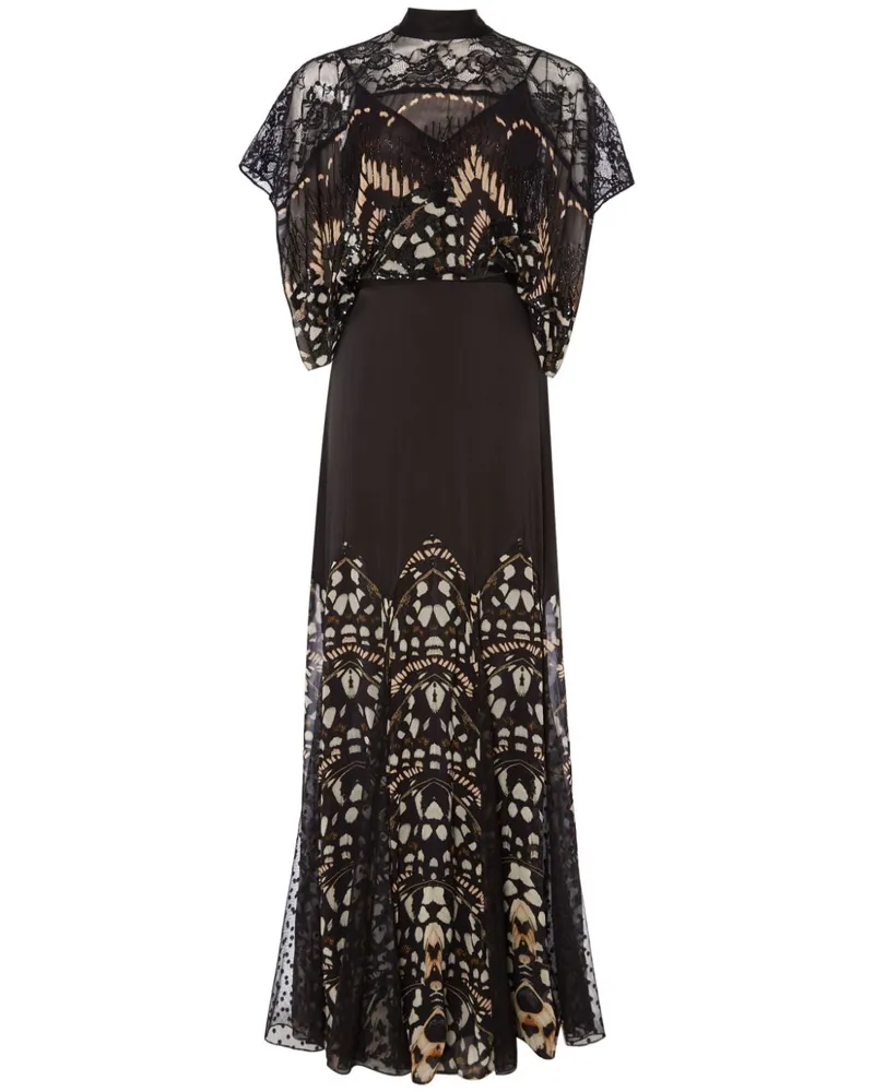 Temperley London Emperor Maxikleid - Schwarz Schwarz