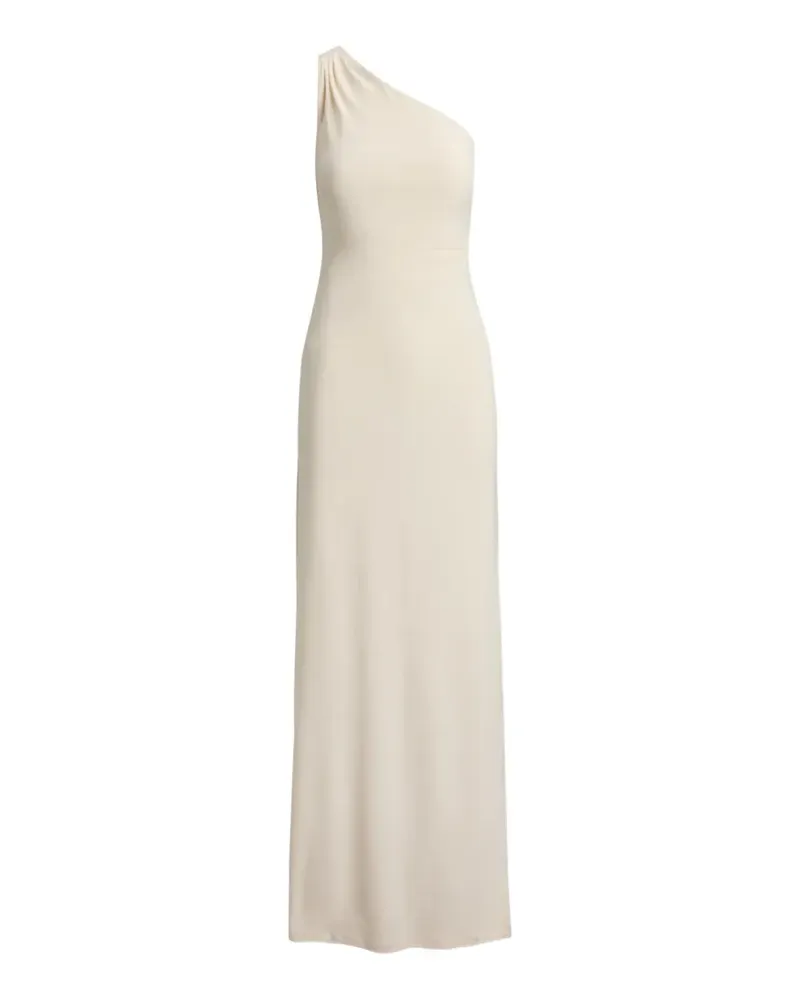 Ralph Lauren Asymmetrisches Maxikleid - Weiß Weiß