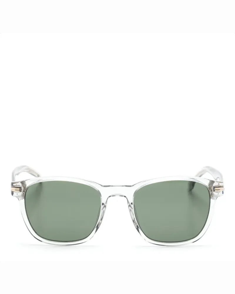 HUGO BOSS Sonnenbrille mit breitem Gestell - Grau Grau