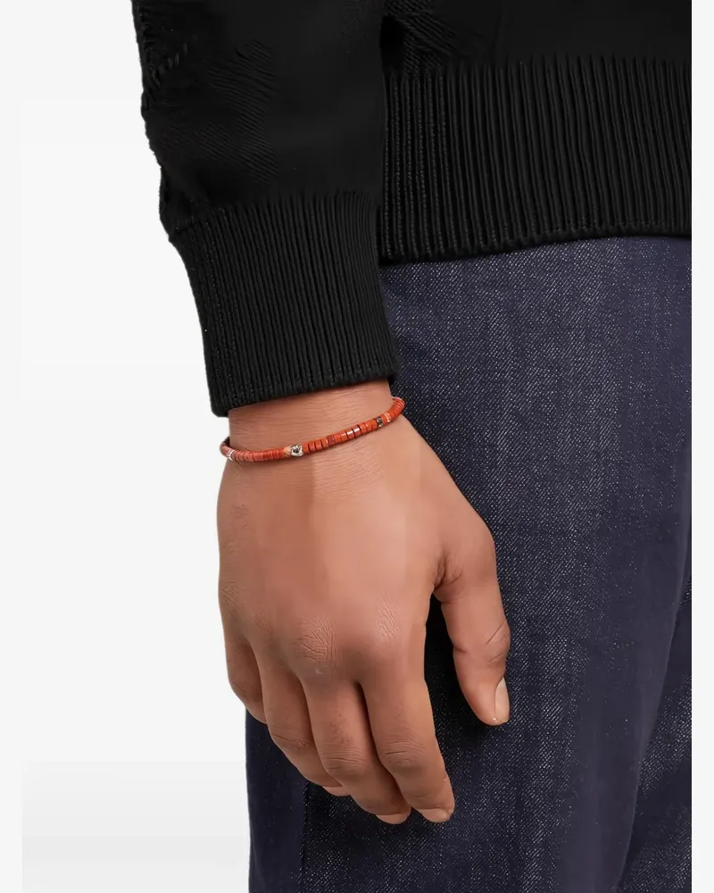 Ferragamo beaded Gancini bracelet - Orange Orange