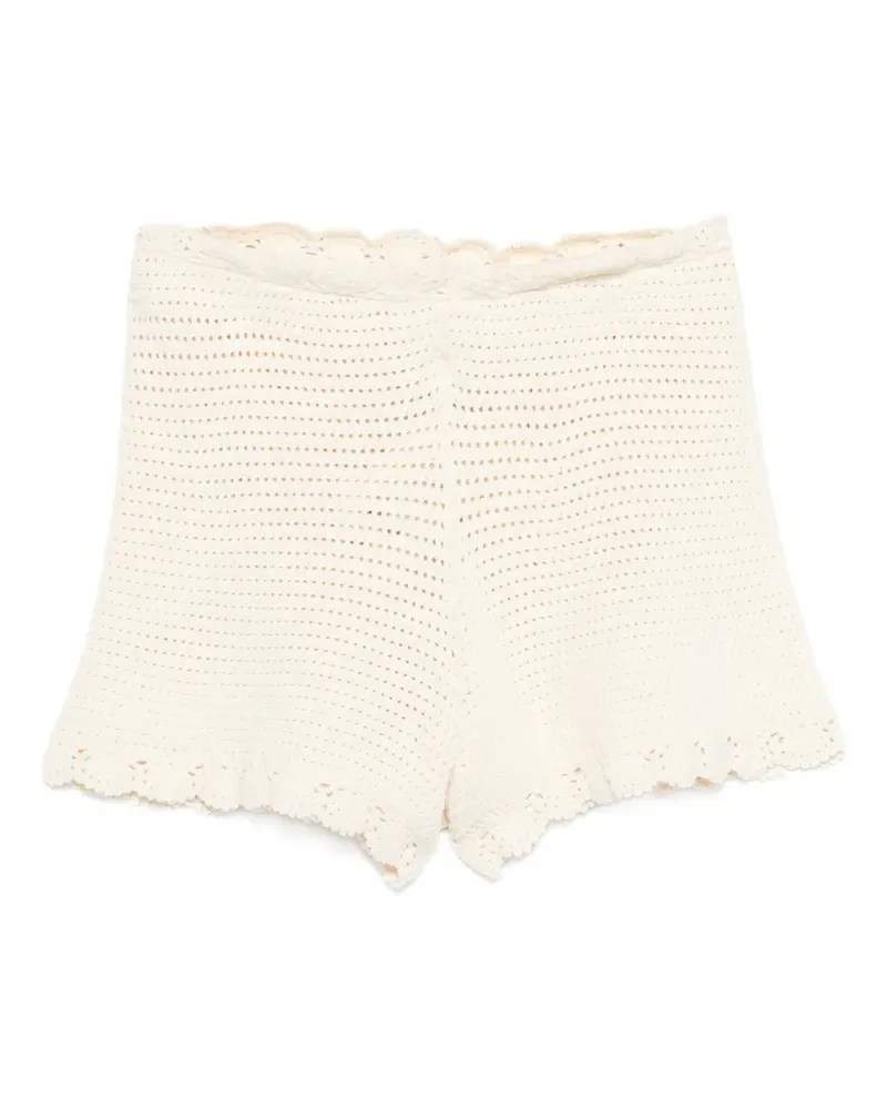 Posse Gestrickte Dylan Shorts - Nude Nude