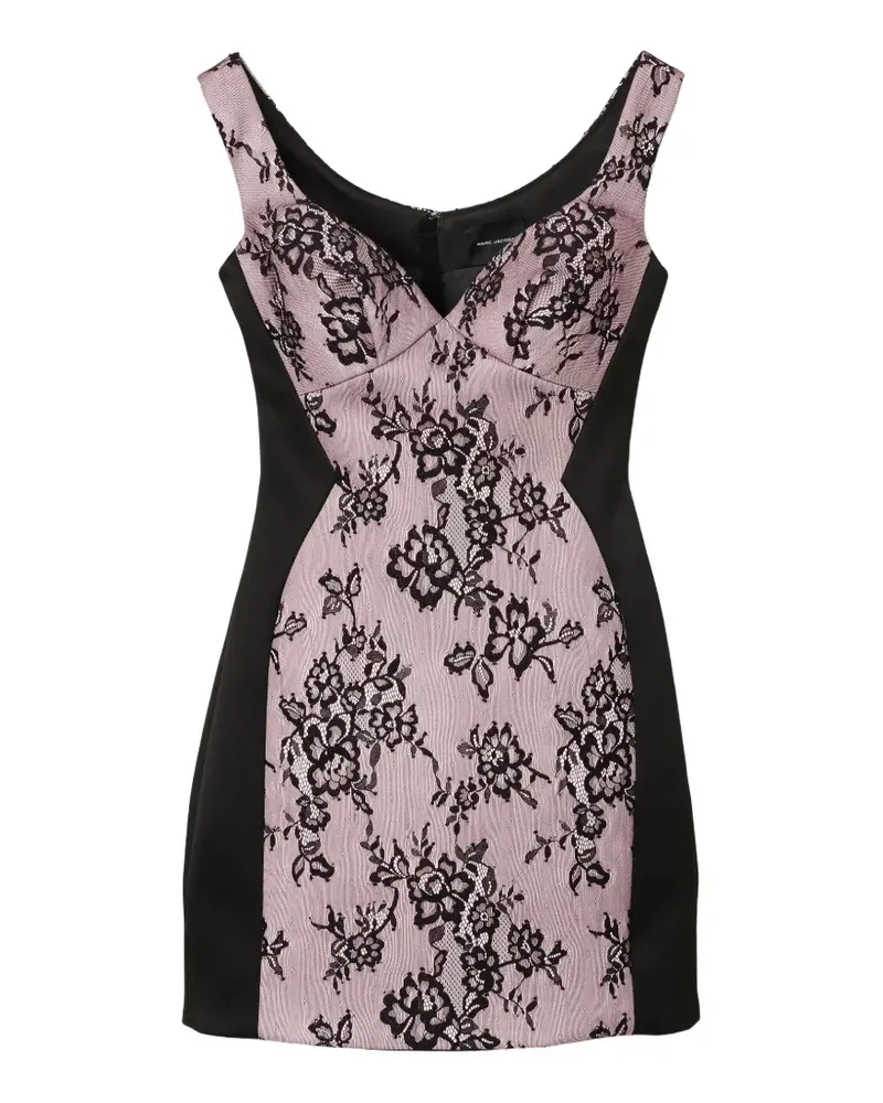 Marc Jacobs Spitzenkleid mit Blumenmuster - Rosa Rosa