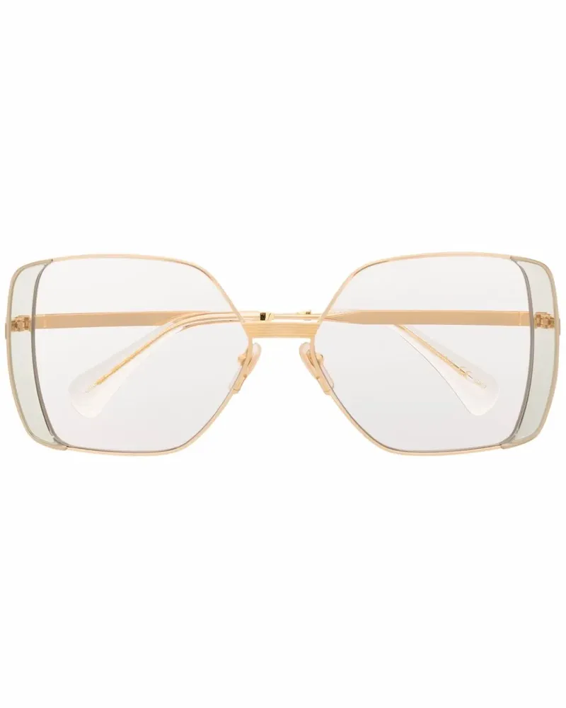 Gucci Sonnenbrille im Butterfly-Design - Gold Gold