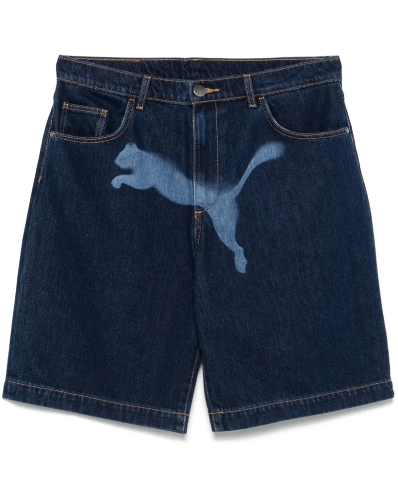 Puma x A$AP ROCKY Jeans-Shorts - Blau Blau