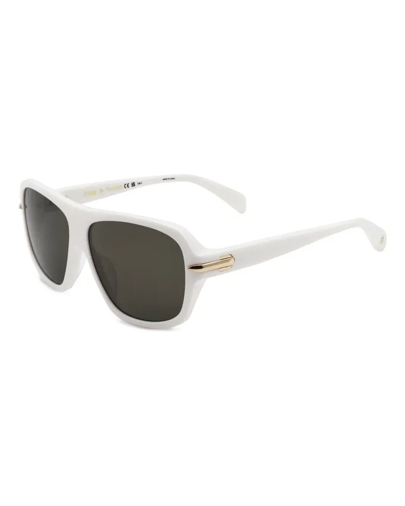Rag & Bone Getönte Pilotenbrille - Weiß Weiß