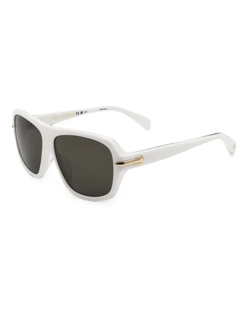 Rag & Bone Getönte Pilotenbrille - Weiß Weiß