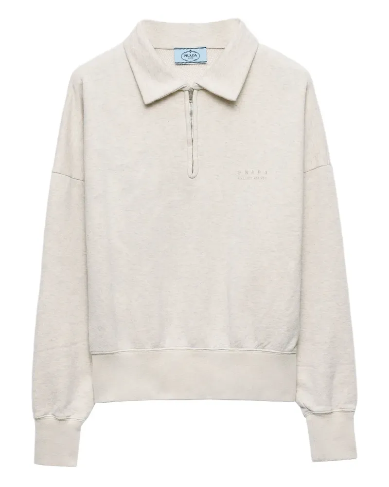 Prada Poloshirt aus Jersey - Nude Nude