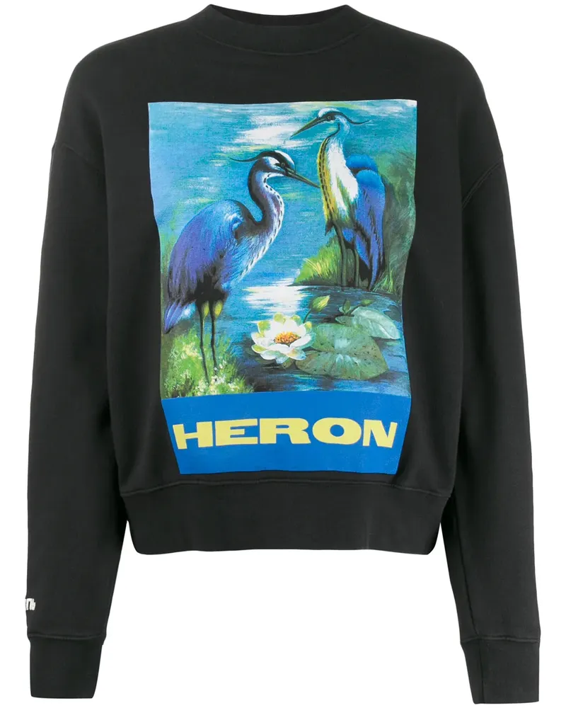 Heron Preston Sweatshirt mit Logo-Print - Schwarz Schwarz