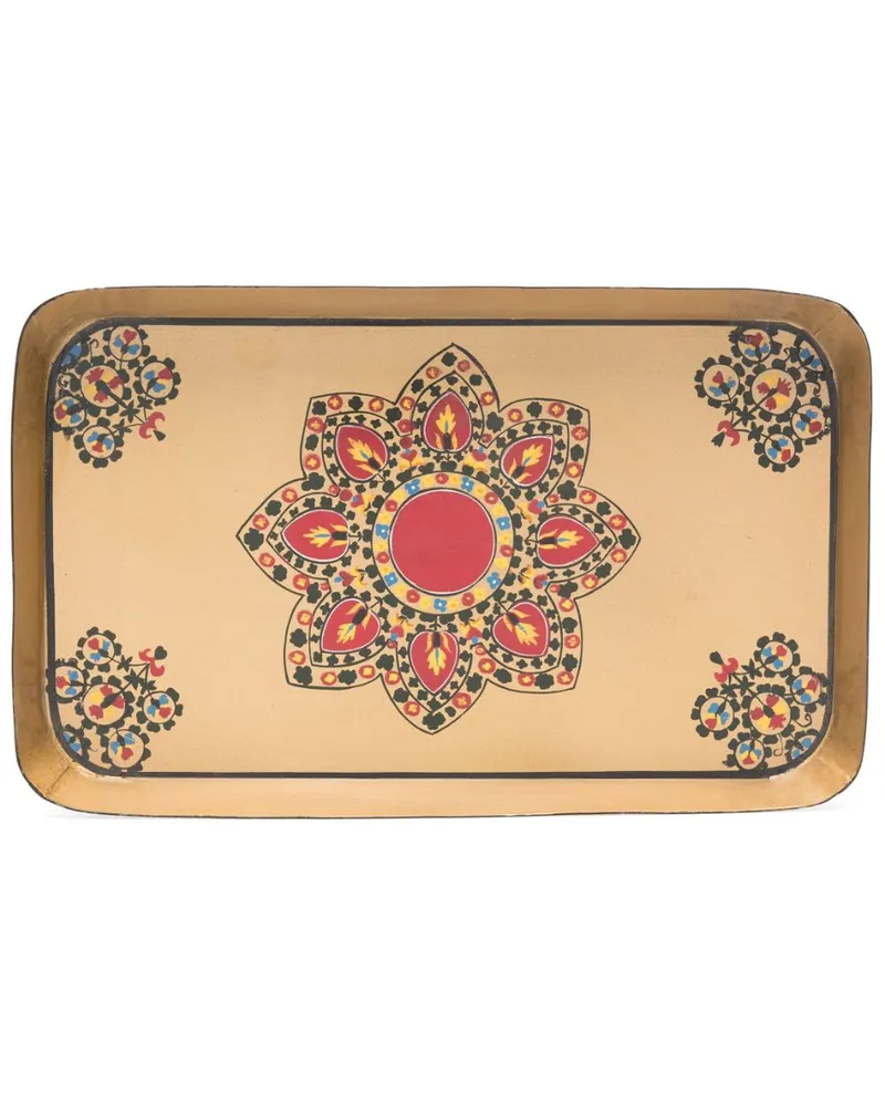 Les-Ottomans LO Xmas Tablett (31cm x 18cm) - Gold Gold
