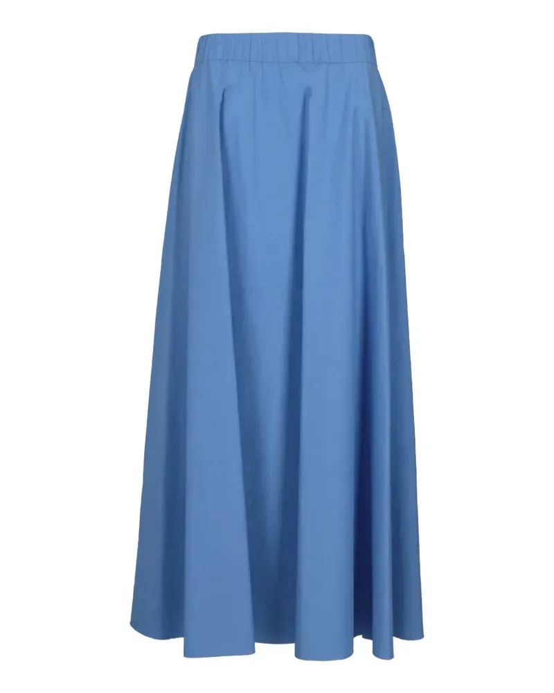 P.A.R.O.S.H. elasticated-waistband flared maxi skirt - Blau Blau