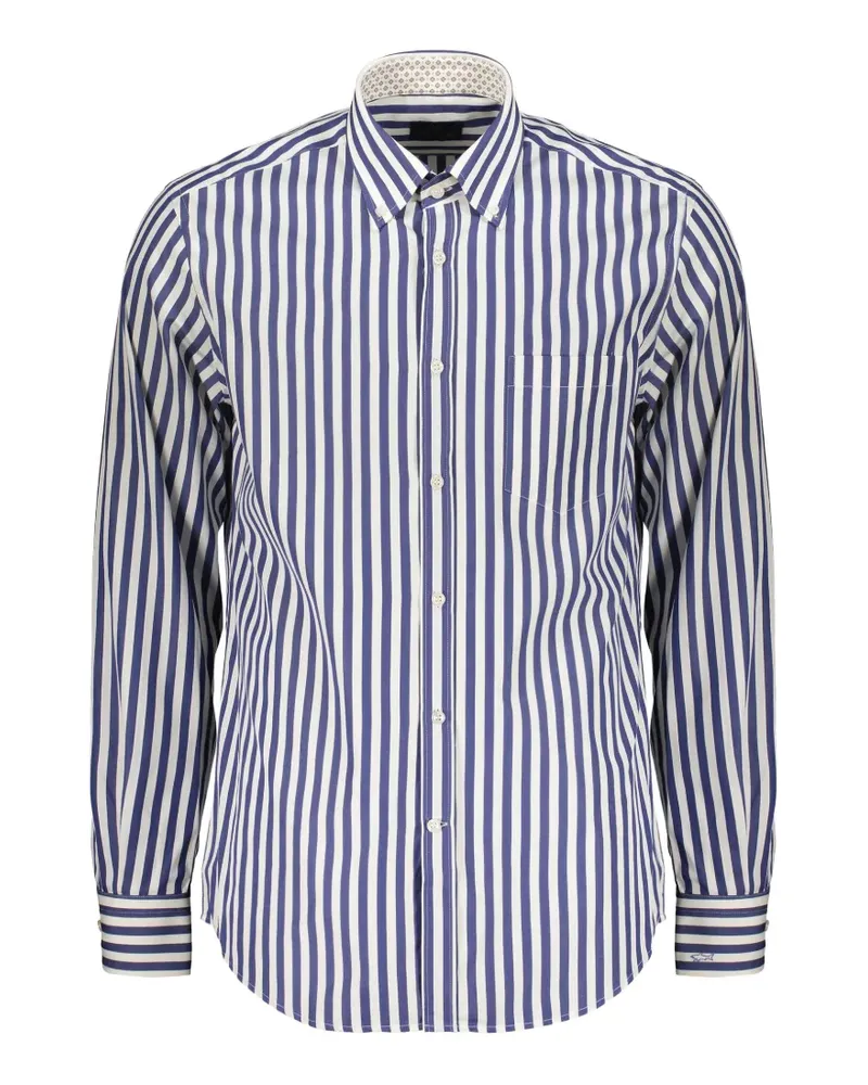Paul & Shark striped long-sleeve shirt - Blau Blau