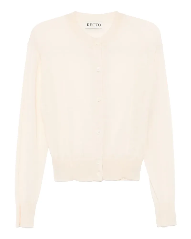 RECTO Klassischer Cardigan - Nude Nude