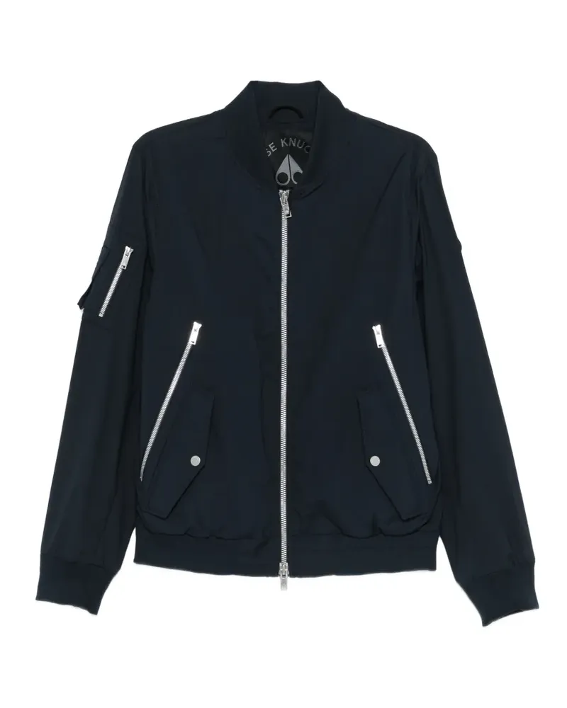 Moose Knuckles zip-pocket bomber jacket - Blau Blau