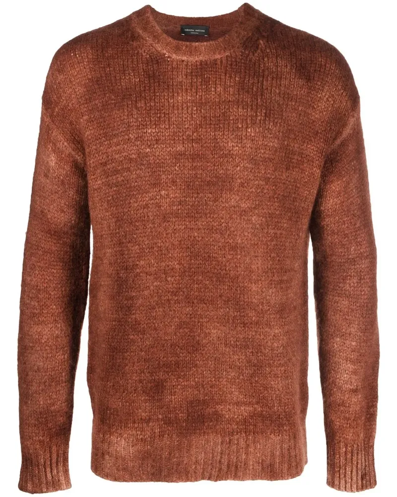 Roberto Collina Fein gestrickter Pullover - Orange Orange
