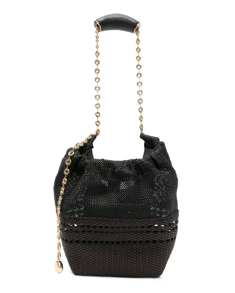 Loewe Kleine Squeeze Schultertasche - Schwarz Schwarz