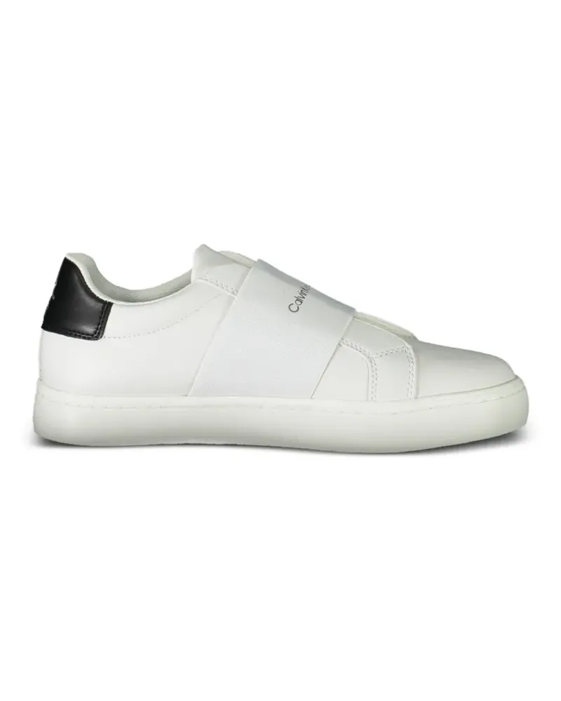 Calvin Klein logo-strap sneakers - Weiß Weiß