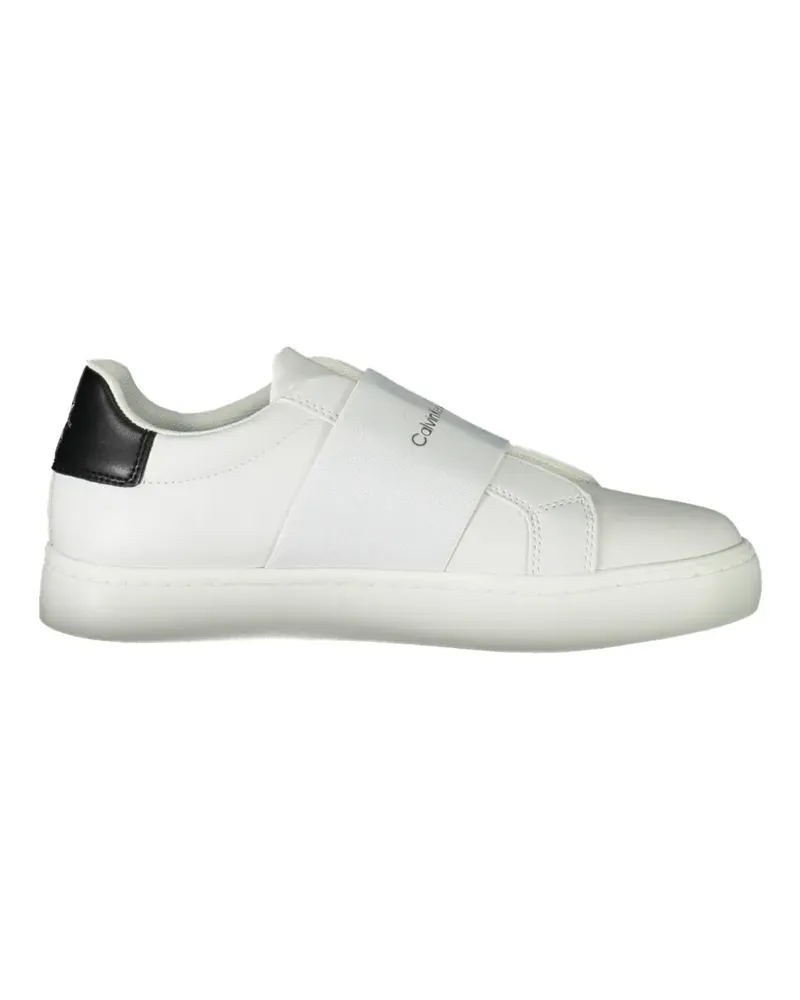 Calvin Klein logo-strap sneakers - Weiß Weiß