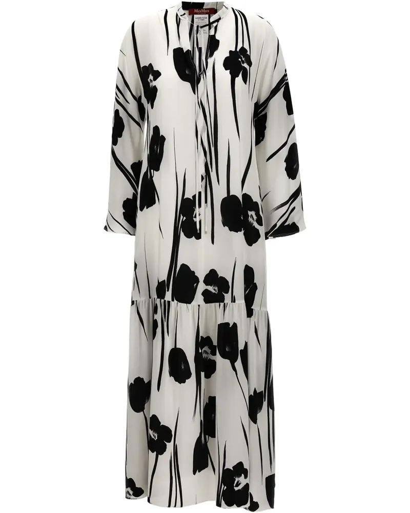 Max Mara Eles Kleid - Weiß Weiß