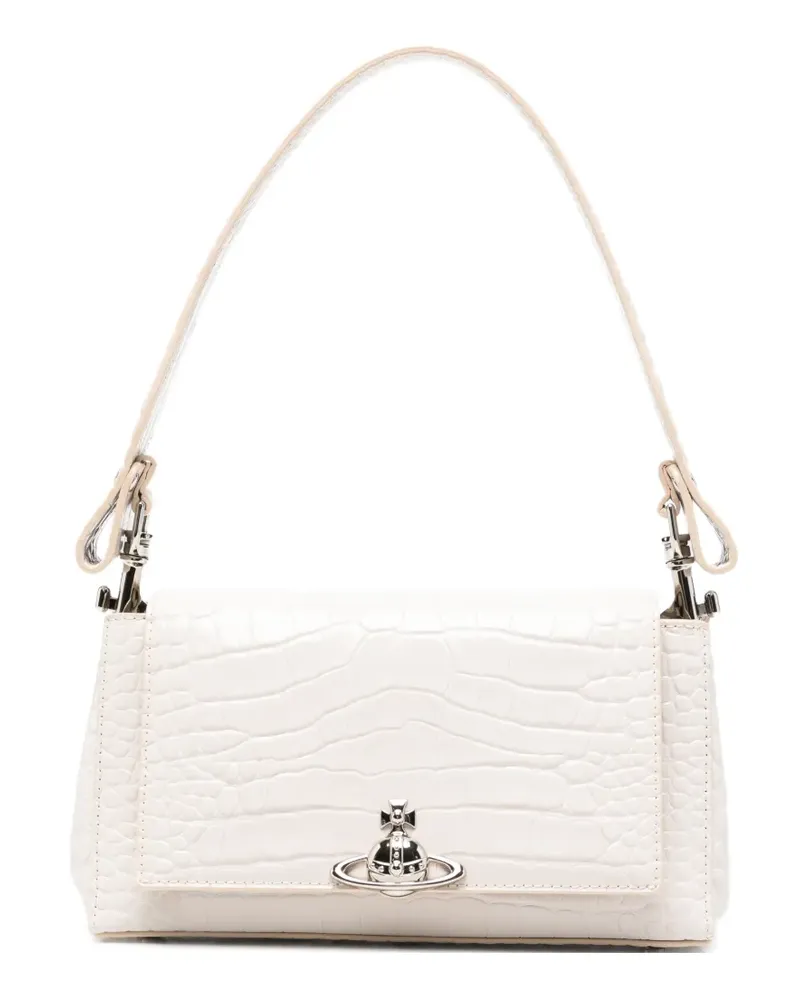 Vivienne Westwood Mittelgroße Hazel Handtasche - Weiß Weiß