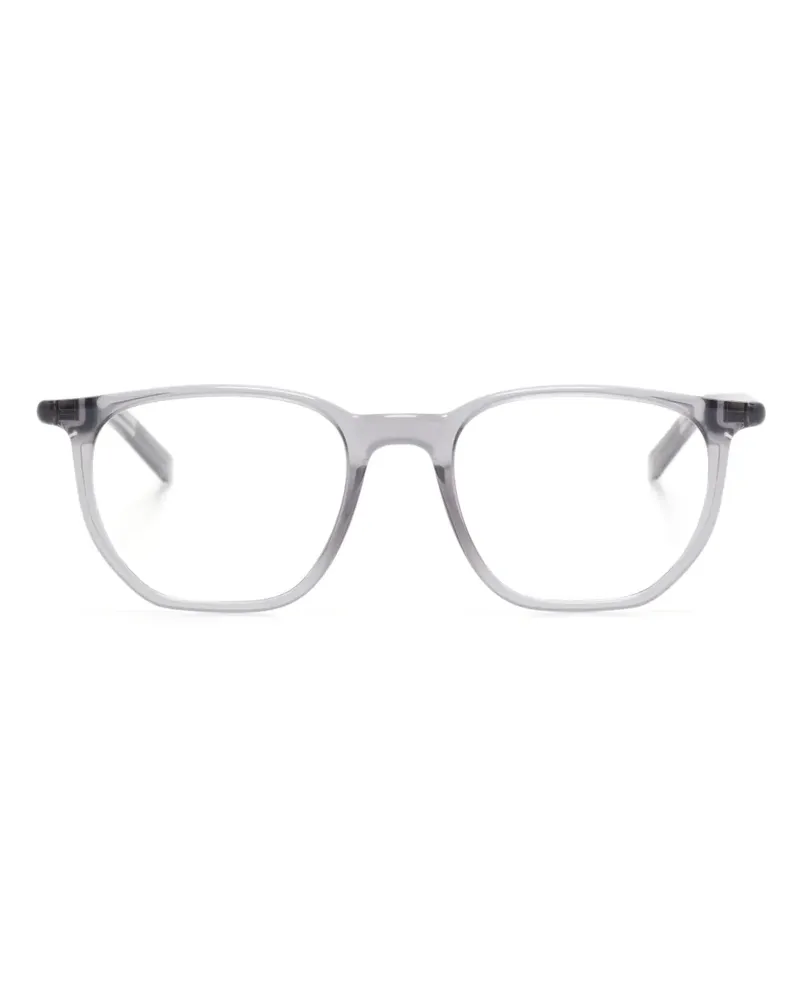 Montblanc Brille mit geometrischem Gestell - Grau Grau