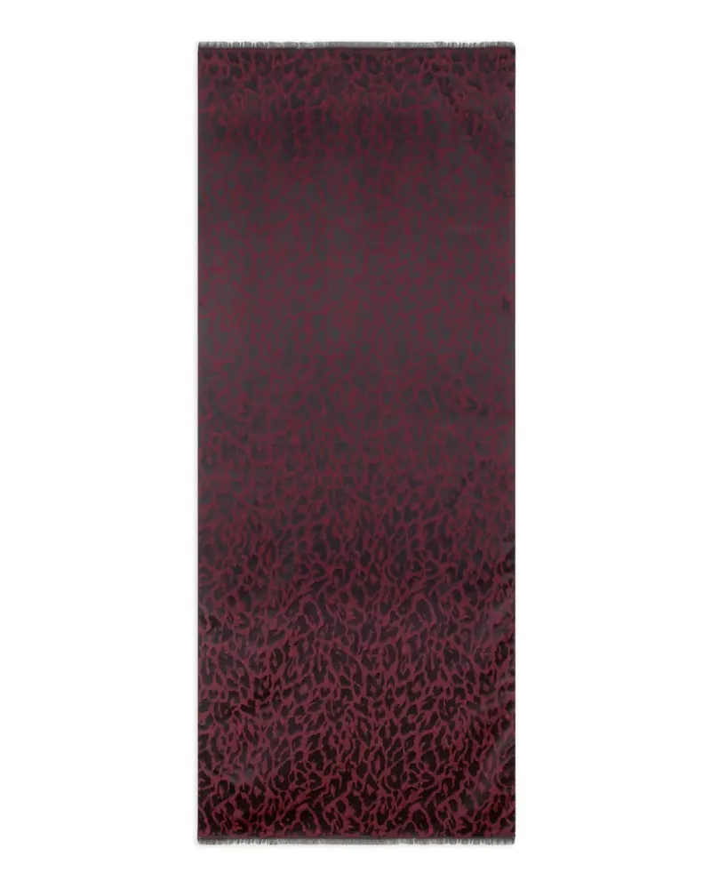 Etro animal-pattern scarf - Rot Rot