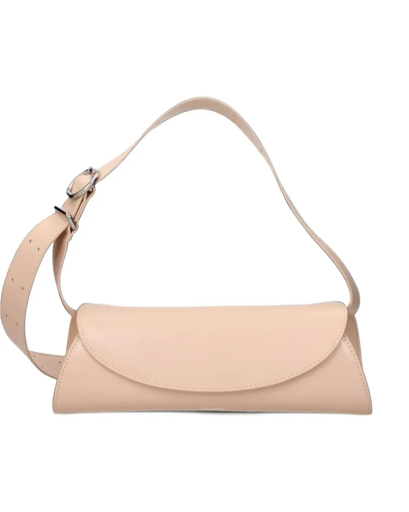 Jil Sander cylindrical leather cross body bag - Rosa Rosa