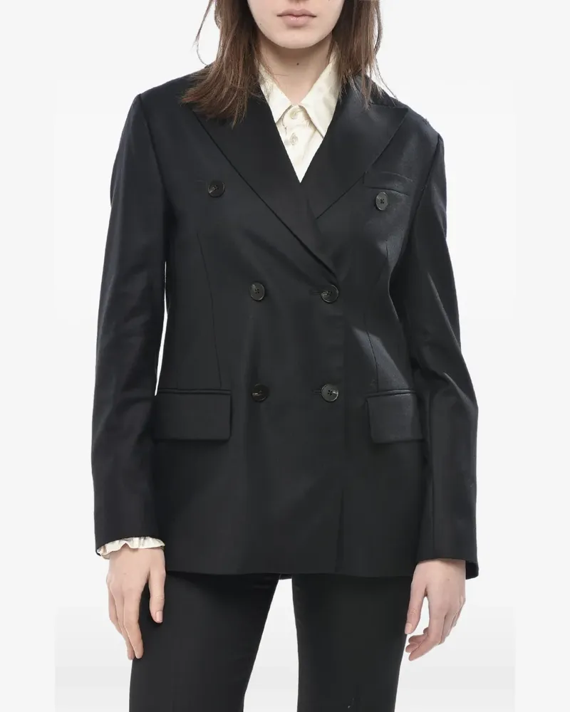 Slowear Montedoro double-breasted blazer - Schwarz Schwarz