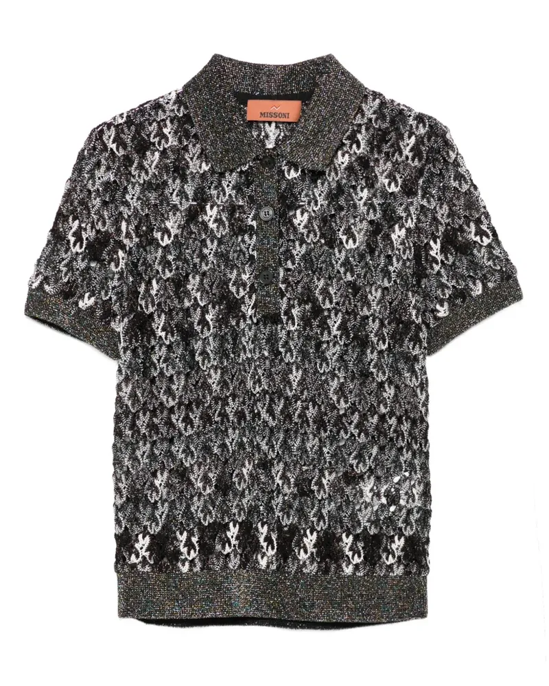 Missoni Gestricktes Poloshirt - Braun Braun
