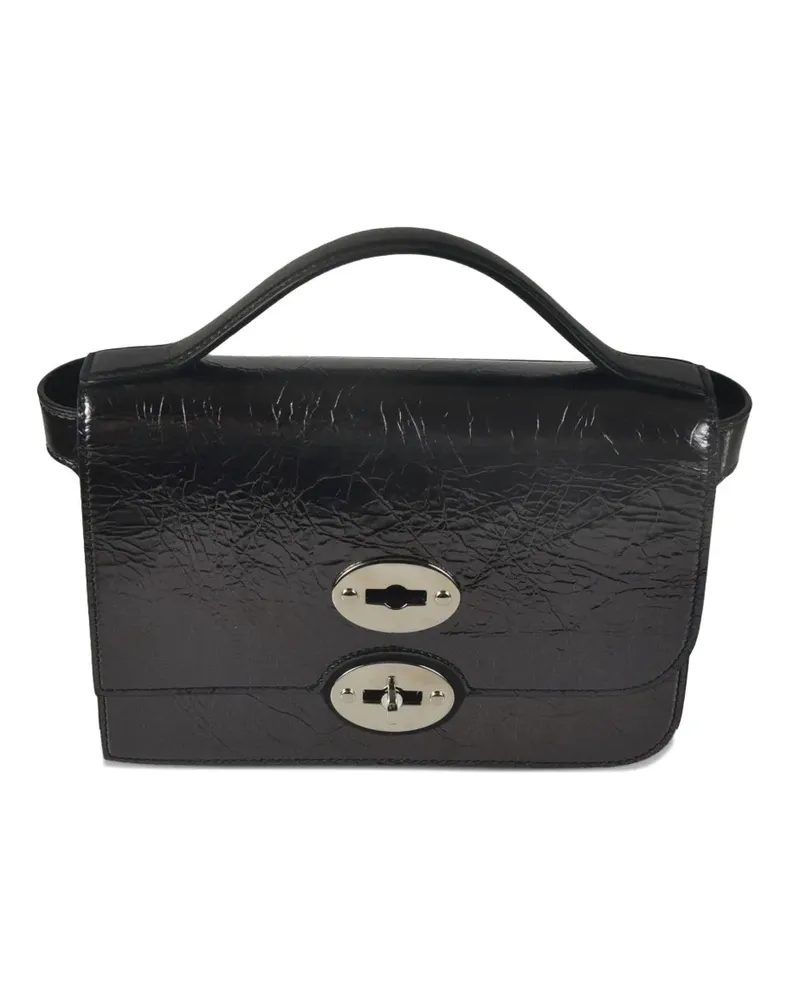 Zanellato Postina' Schultertasche - Schwarz Schwarz