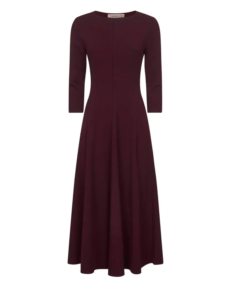 Blanca Ausgestelltes Maxikleid - Braun Braun