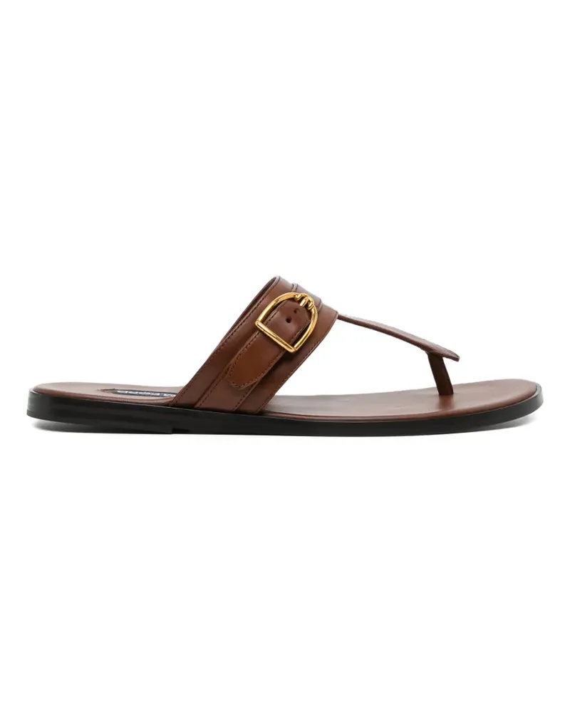Tom Ford buckle-detail leather sandals - Braun Braun
