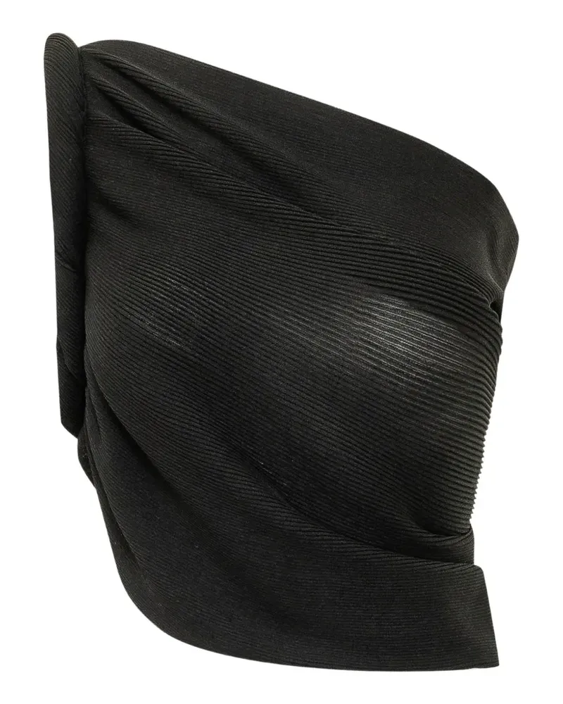 Alberta Ferretti draped one-shoulder top - Schwarz Schwarz