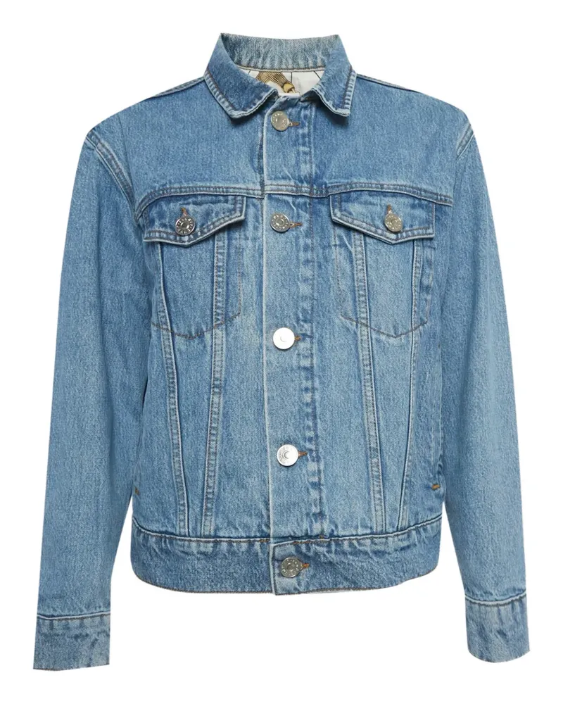 Sandro cotton denim jacket - Blau Blau