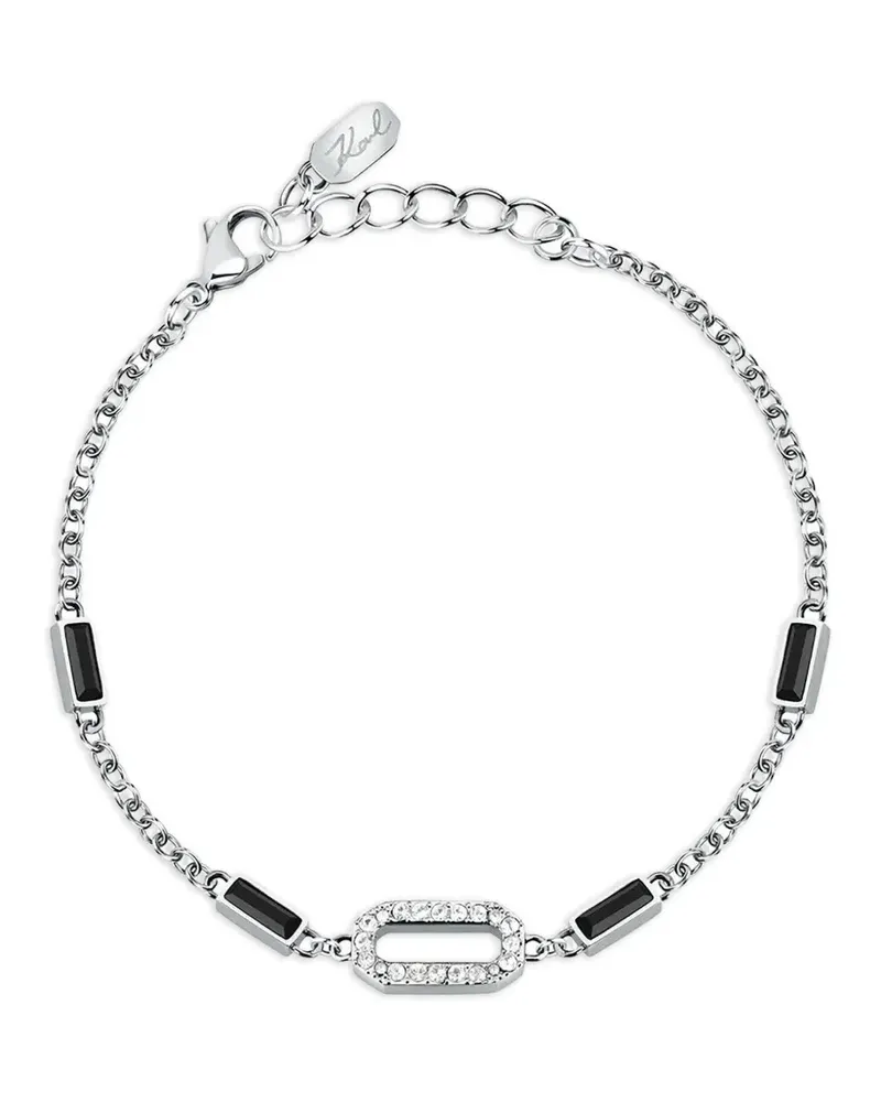 Karl Lagerfeld Armband mit ovalem Detail - Silber Silber