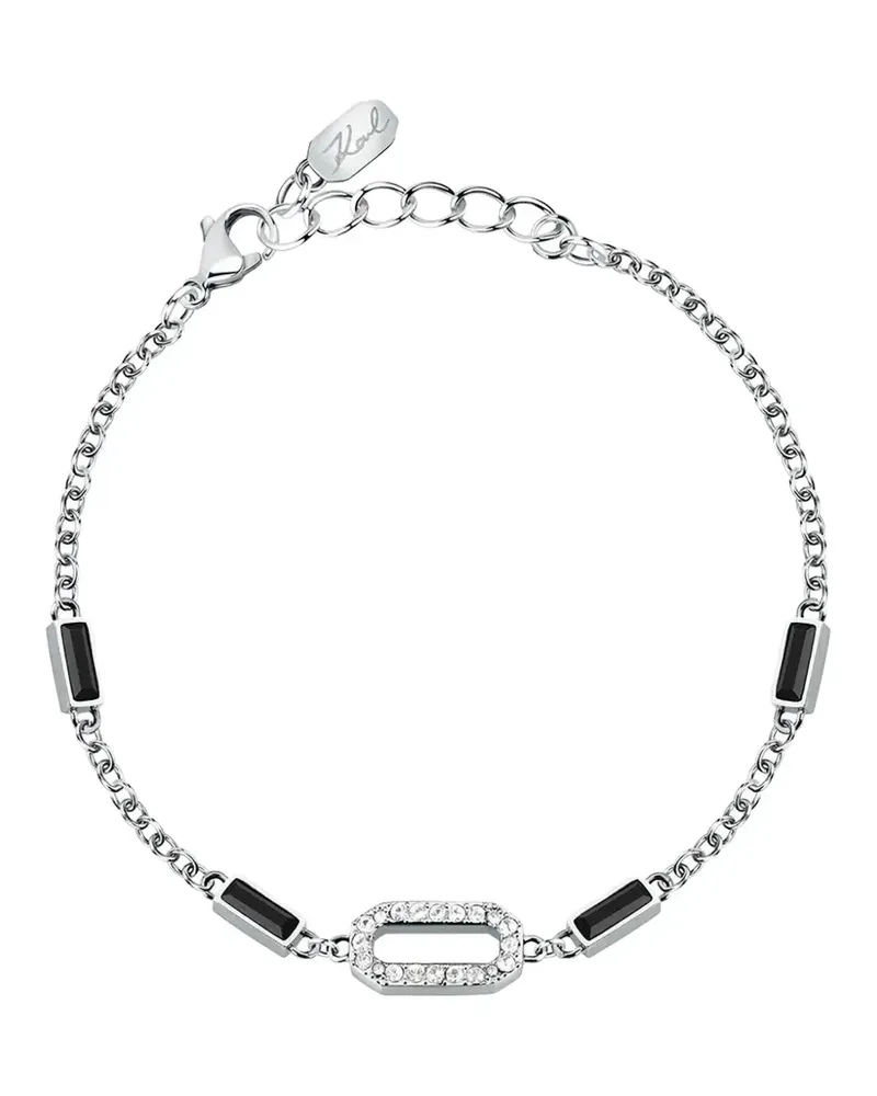Karl Lagerfeld Armband mit ovalem Detail - Silber Silber