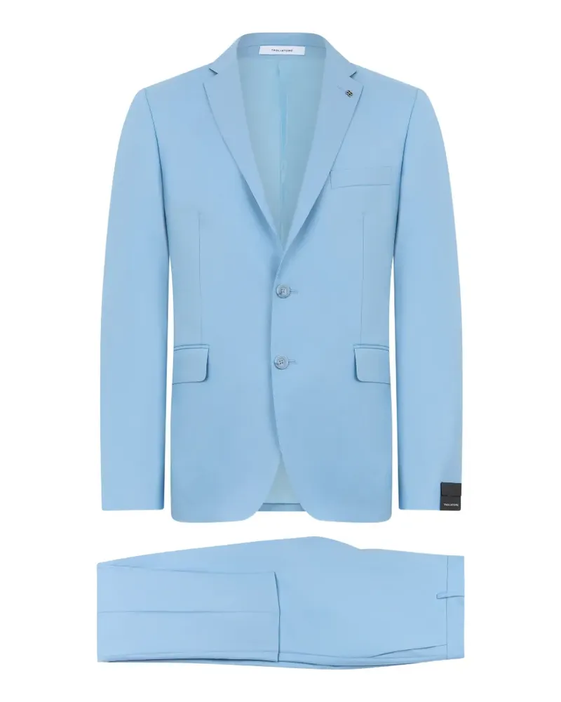 Tagliatore single-breasted notch-lapel suit - Blau Blau