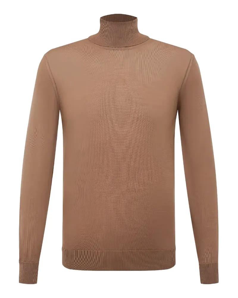 Pal Zileri roll-neck knitted sweater - Nude Nude