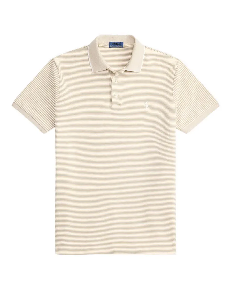 Ralph Lauren Gestreiftes Poloshirt - Nude Nude