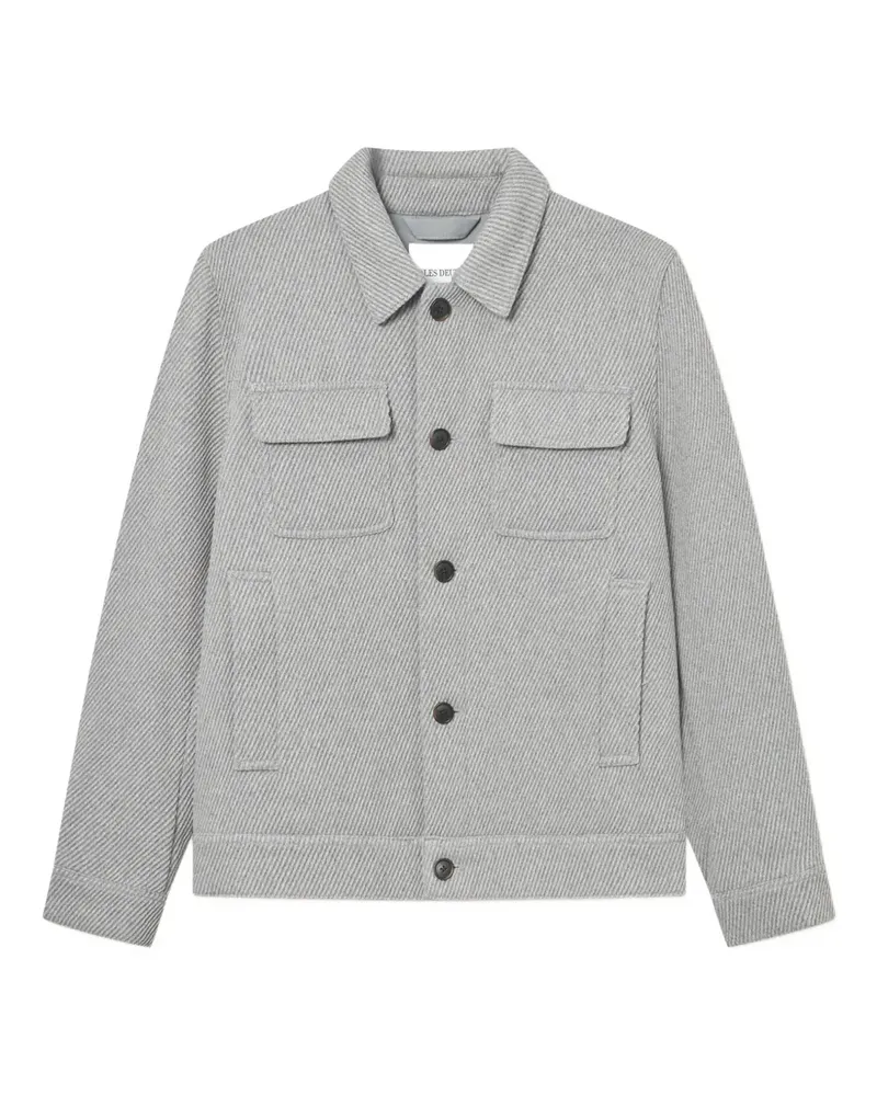 LES DEUX Nash Jacke aus Twill - Grau Grau