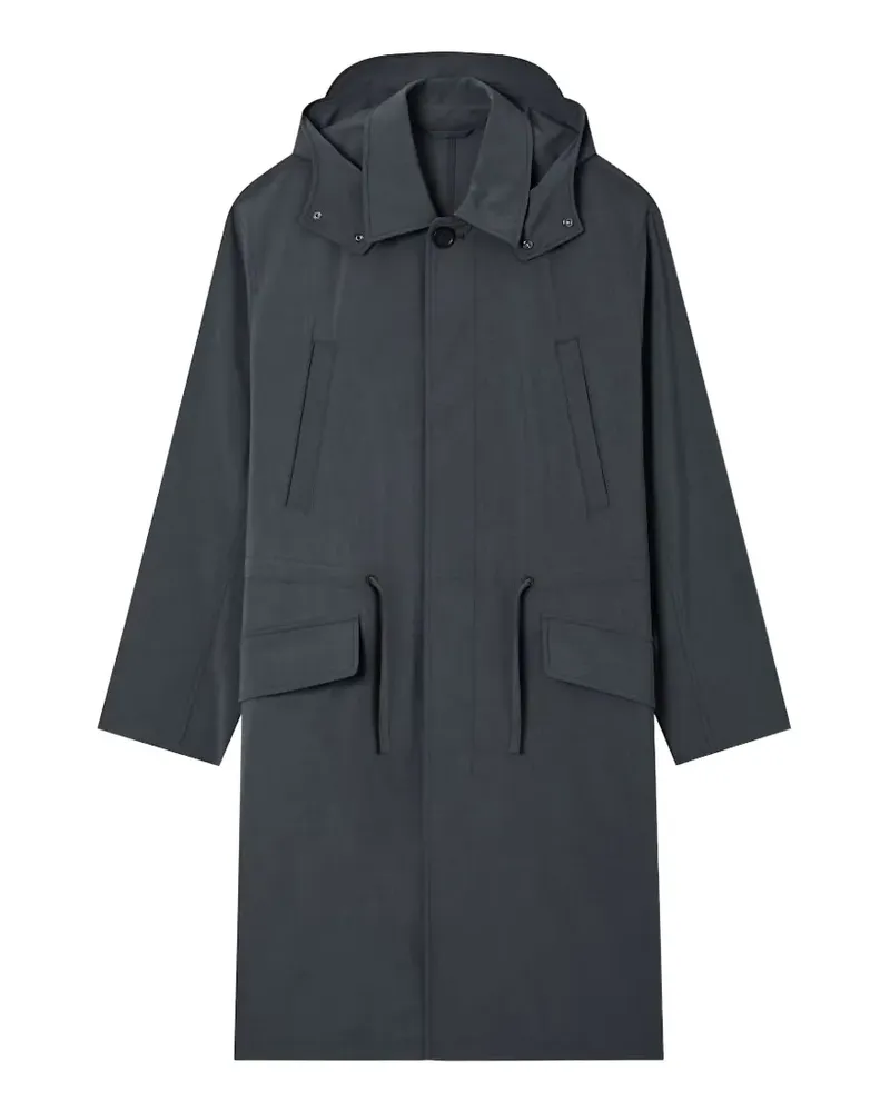 Armani Exchange hooded drawstring coat - Grau Grau
