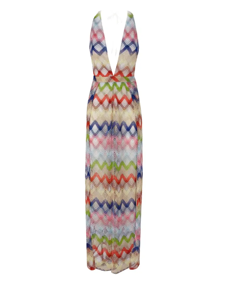 Missoni Kleid mit Zickzackmuster - Nude Nude