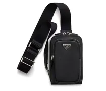 Handyhülle aus Leder - Schwarz