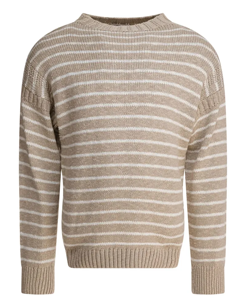 Alex Mill Gestreifter Pullover - Nude Nude