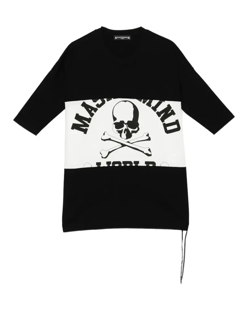 Mastermind World T-Shirt mit Totenkopf-Print - Schwarz Schwarz