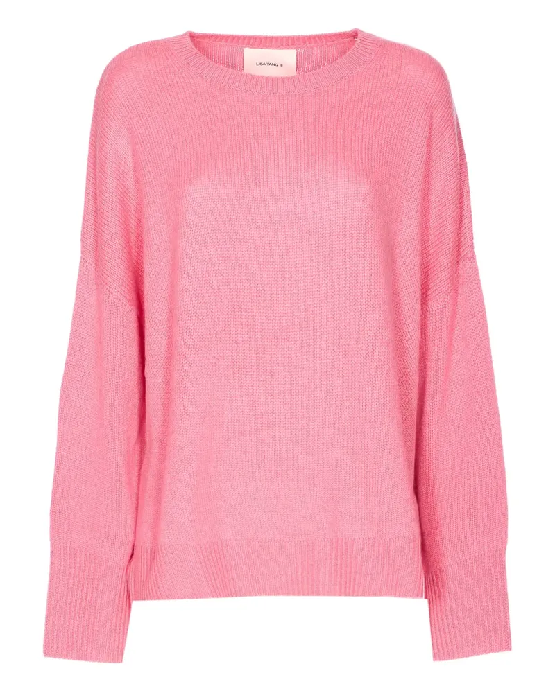 Lisa Yang Mila Pullover mit rundem Ausschnitt - Rosa Rosa