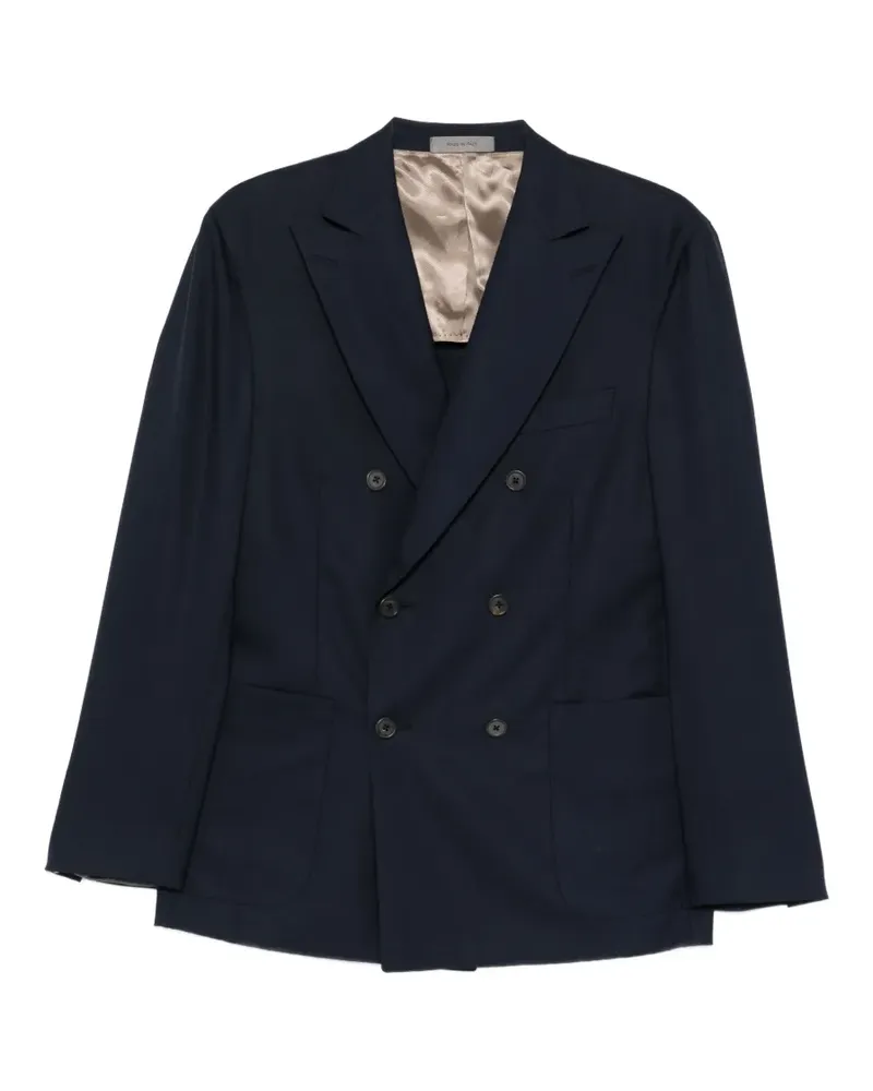Corneliani Doppelreihiger Anzug mit Knöpfen - Blau Blau