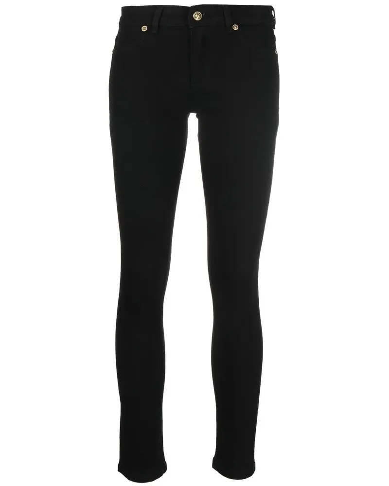 Versace Jeans Klassische Skinny-Hose - Schwarz Schwarz