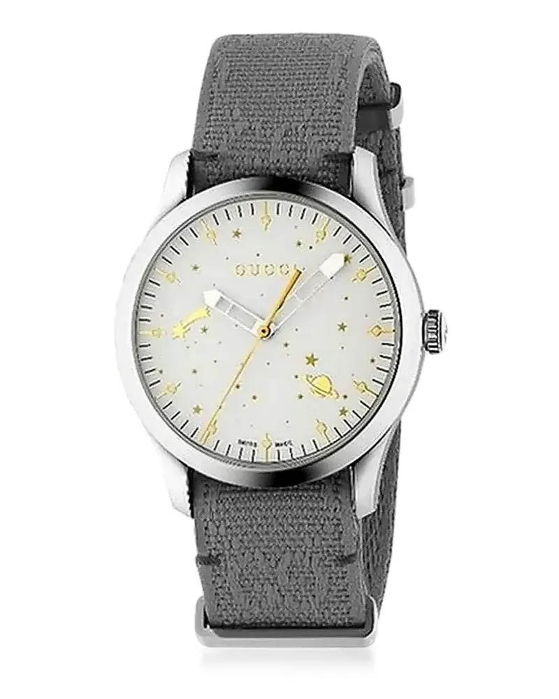 Gucci G-Timeless celestial-motif 38mm watch - Weiß Weiß