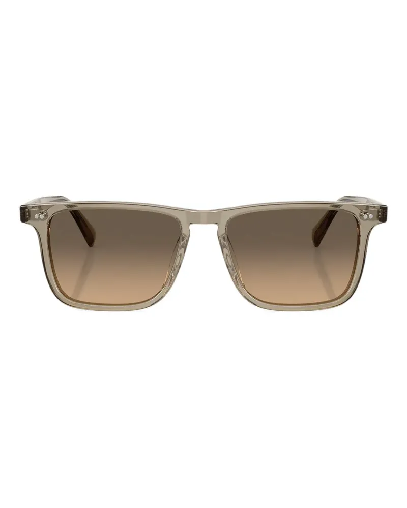 Oliver Peoples Eckige Brano Sonnenbrille - Grau Grau